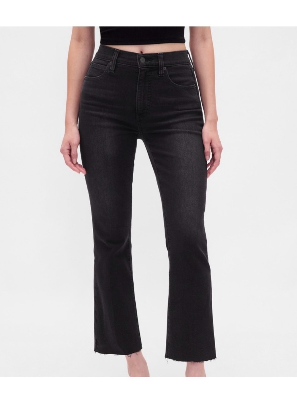 GAP Women's Black Kick Fit High-Rise Jeans